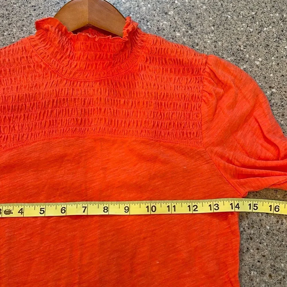 WE THE FREE I FREE PEOPLE  Smocked Turtleneck *NWT*